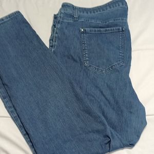 DKNY dark blue plus size jeans
